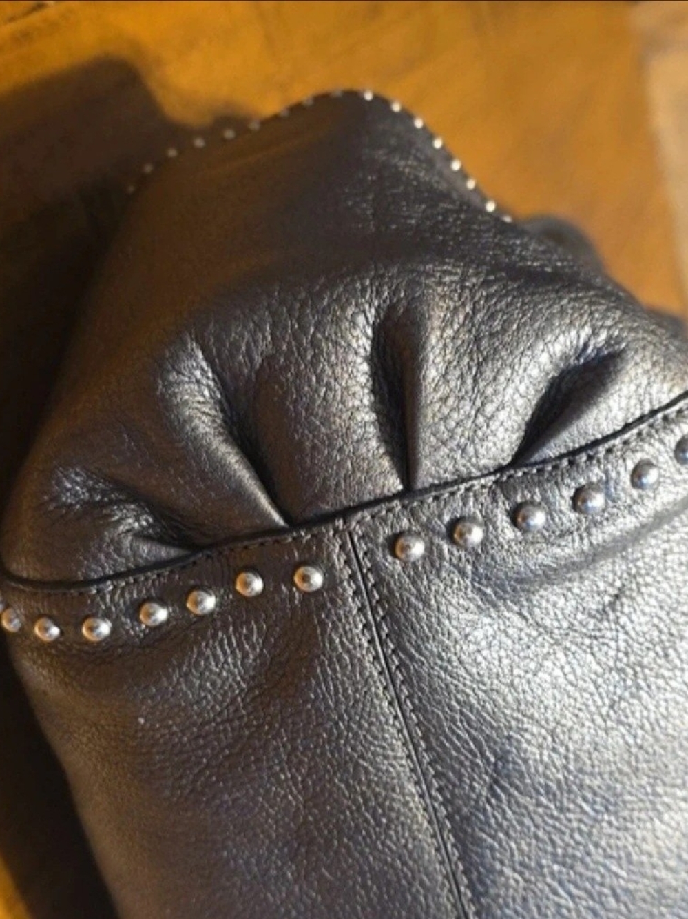 Brighton Andie Metallic Studded Shoulder Bag Pretty Tough Collection - Picture 5 of 15